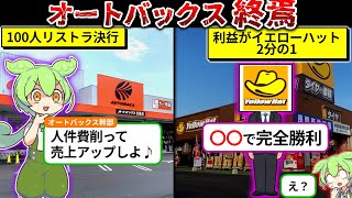 オートバックスがイエローハットに負けた理由（ずんだもん×ゆっくり解説）