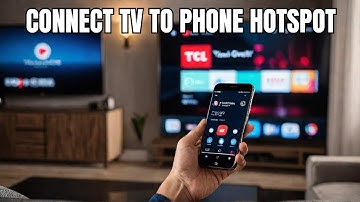 How to Connect TCL Smart TV to Mobile Phone Hotspot || Updated 2025