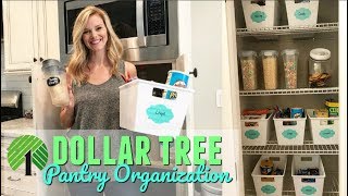 DOLLAR TREE PANTRY ORGANIZATION // CLEAN WITH ME // Brianna K Team Darley collab