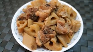 Hong Kong Recipe : Stewed Lotus Root with Spareribs