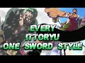 EVERY ZORO'S ITTORYU STYLE BEFORE &amp; AFTER TIME SKIP