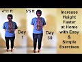 Increase Height in 1 WEEK & Become taller with Simple Exercise at Home