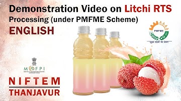 Demonstration Video on Litchi RTS Processing (under PMFME Scheme) - ENGLISH