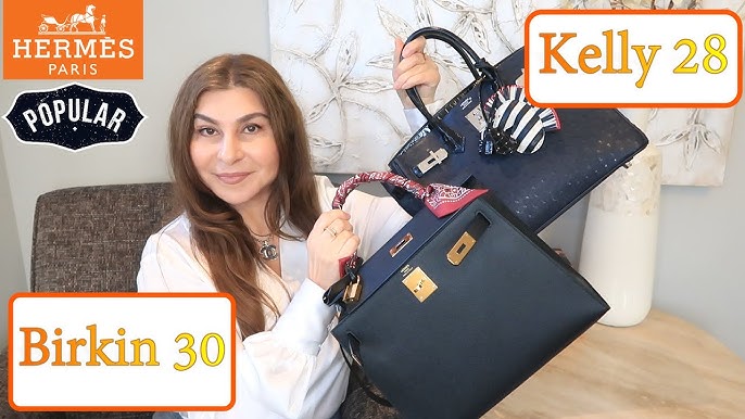 HERMES KELLY SELLIER VS. RETOURNE REVIEW & COMPARISON: WHAT FITS, MOD SHOTS  🐎 爱马仕Kelly外缝对比内缝 