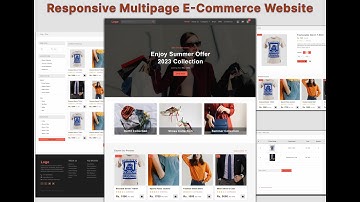 Build A completely Responsive Multipage E-Commerce Website Design - Detail & Shop page || Part - 2