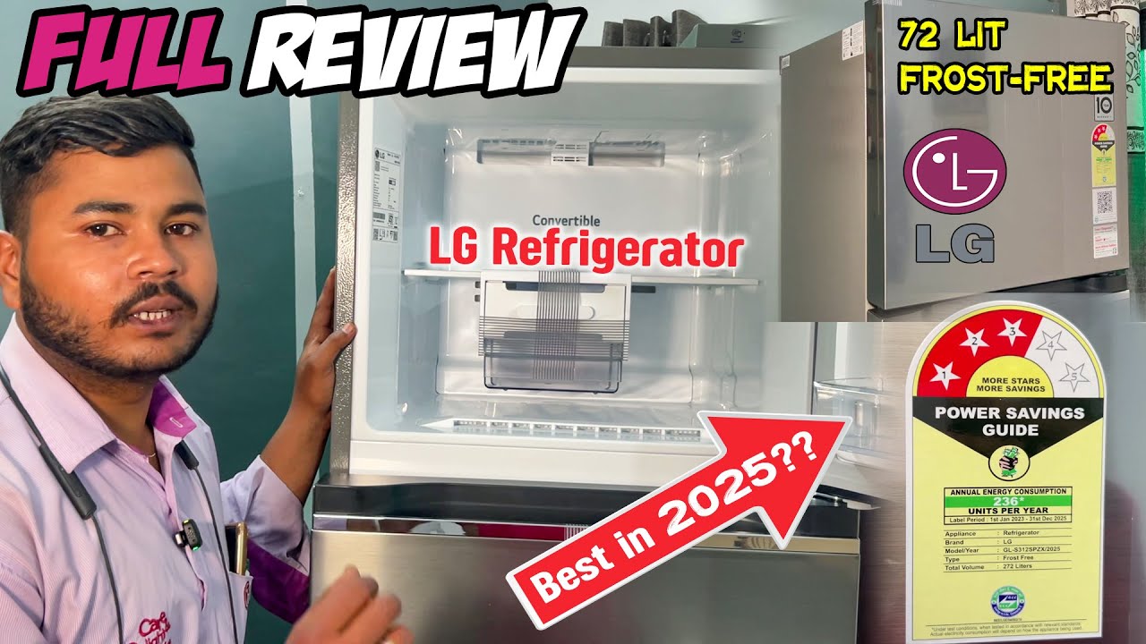 भारत का सबसे बढ़िया फ्रिज | LG 272 L 3 Star Frost-Free Fridge Review |best fridge under 30000 |