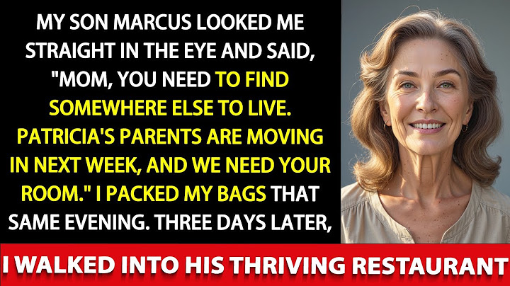 My son kicked me out for his wife's parents—but he had no idea I owned his business