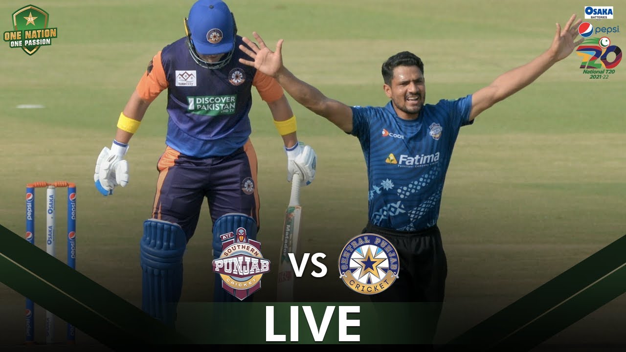 LIVE | Central Punjab vs Southern Punjab | Match 21 | National T20 2021 | PCB