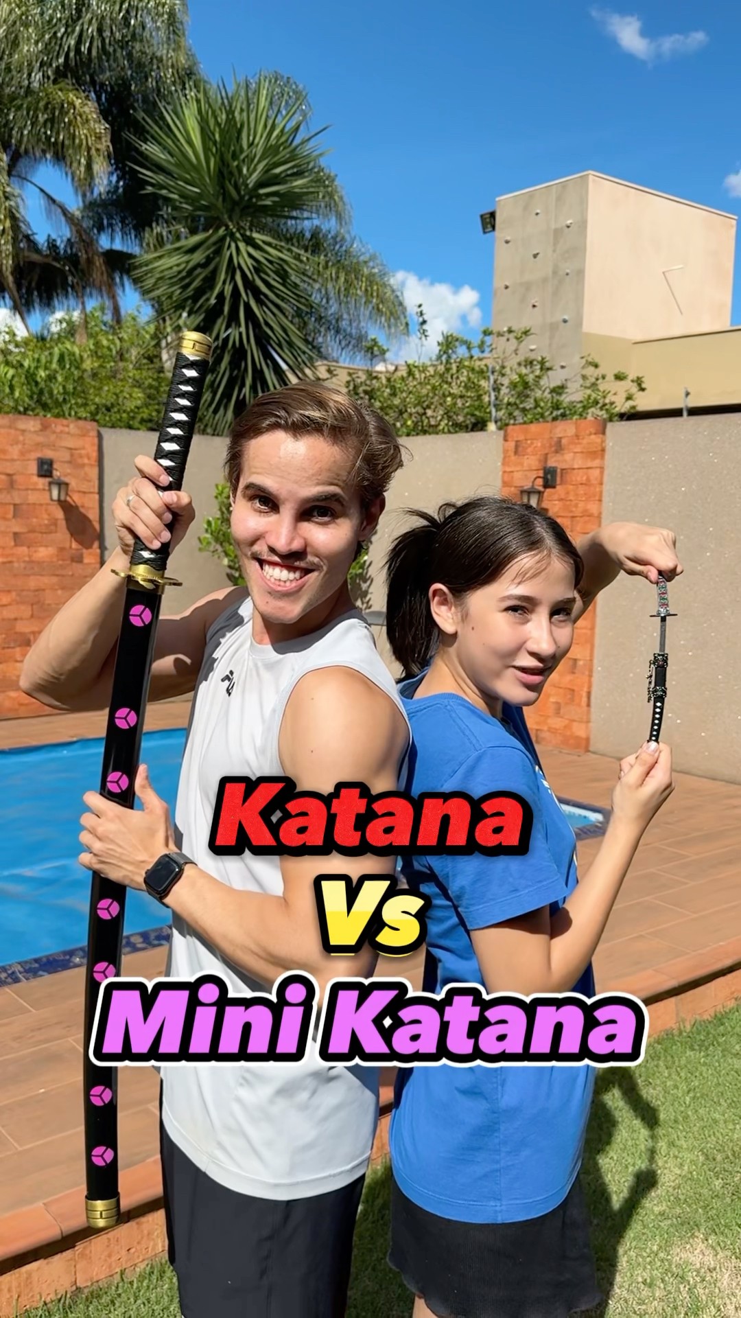 Será Que a MINI KATANA Vai Vencer? #shorts