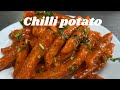 Chilli potato leh chicken dry fry (restaurant style) #mizo eisiam