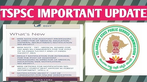 TSPSC NEW UPDATE || TSPSC important Update || Language Pandit Hindi ||