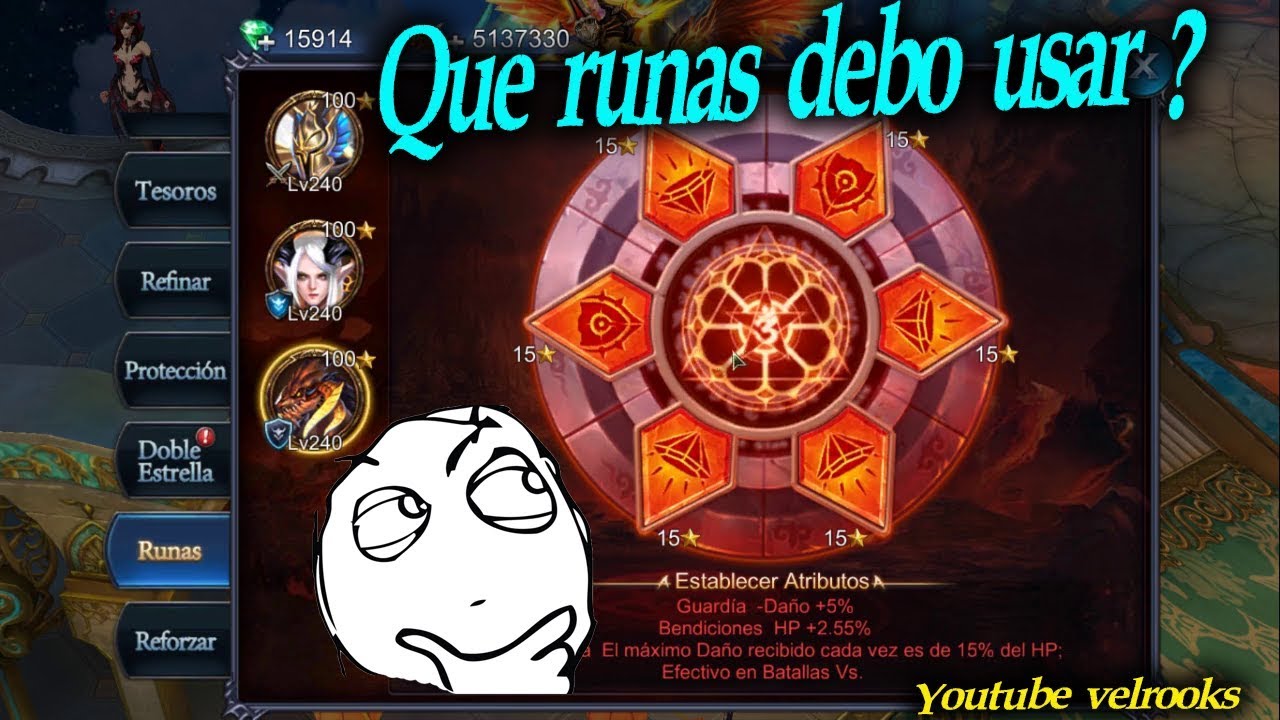 GODDESS PRIMAL CHAOS Guia basica de Runas ( consejos ) - rune guide ...