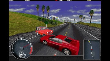 The Need for Speed - Special Edition 1996 (MS-DOS Game) Gameplay