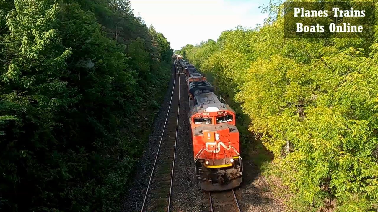 Eastbound At Denfield Road Bridge London CN 8844, CN 5726 & CN 8950