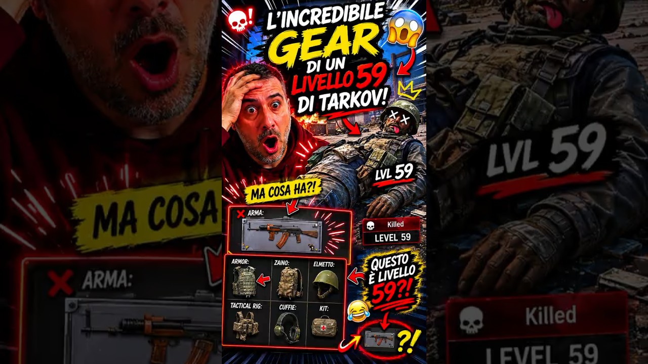 L'INCREDIBILE GEAR di un Livello 59 di TARKOV! 😱