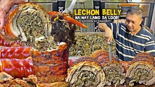 SPICY LECHON BELLY na may 'LAING sa LOOB' na Nakatago sa Pasig! UNIQUE ang VERSION ng LECHON dito!