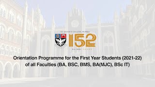 St.Xavier's College Orientation Program for the First Year Students (2021-22)