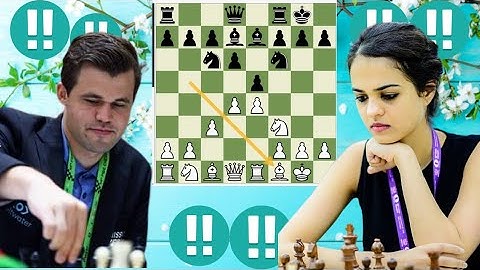 Creative Magnus Carlsen vs Tania Sachdev 94