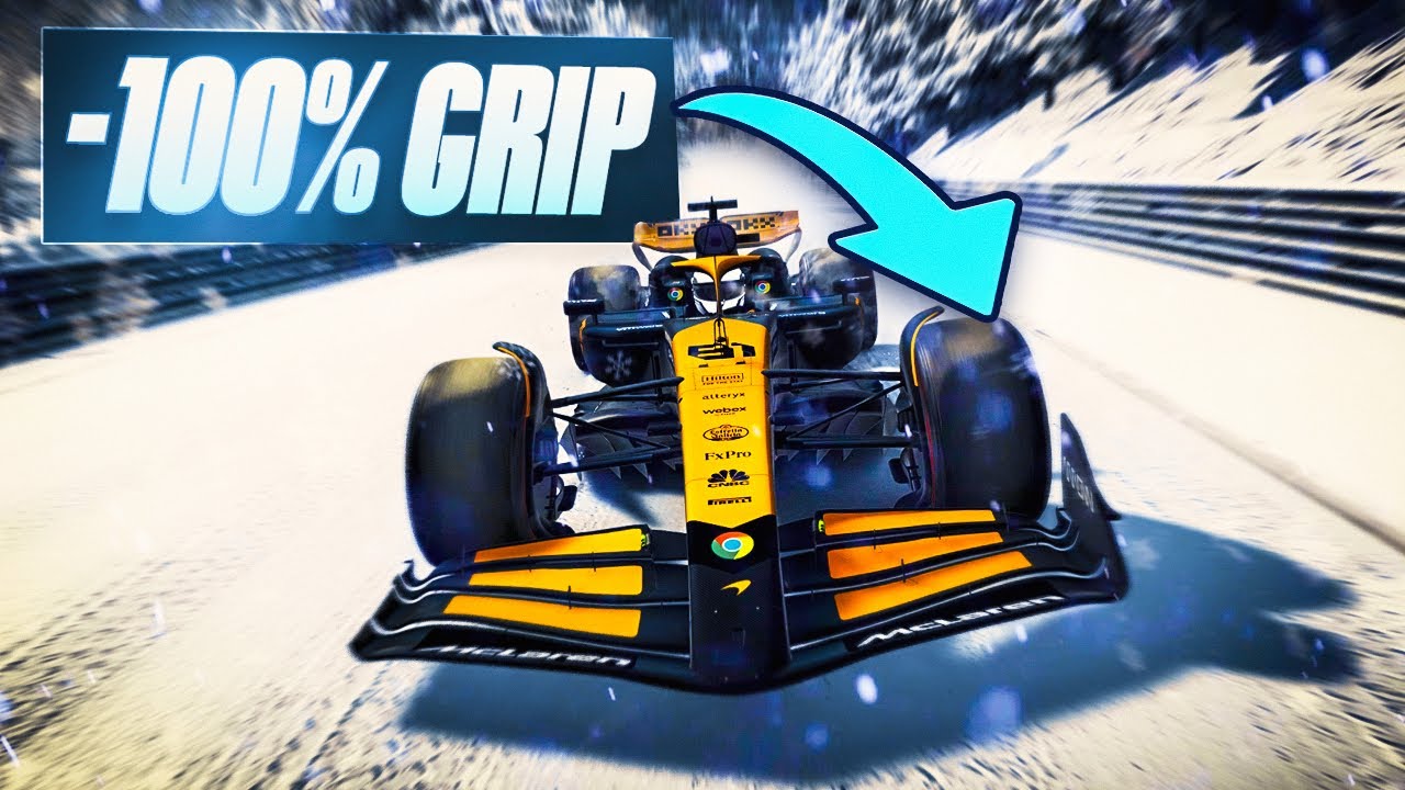 F1 Race in HEAVY SNOW | Impossible Conditions