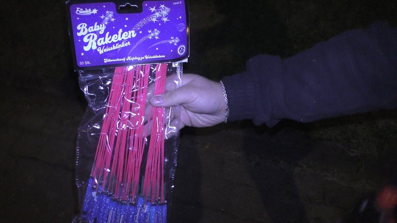 Funke Baby Raketen Weißblinker - YouTube