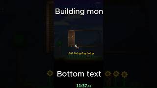 EPIC Building montage! #terraria #shorts #terrariaspeedrun