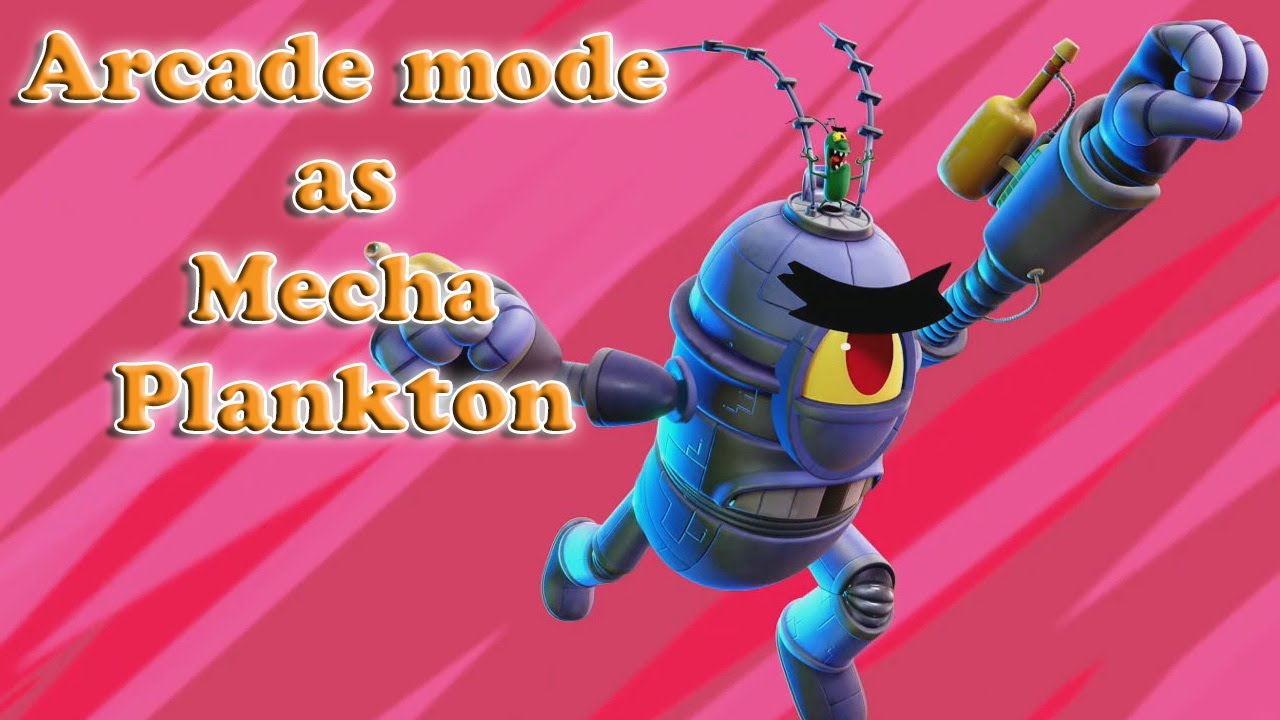 nickelodeon-all-star-brawl-2-arcade-mode-as-mecha-plankton-youtube
