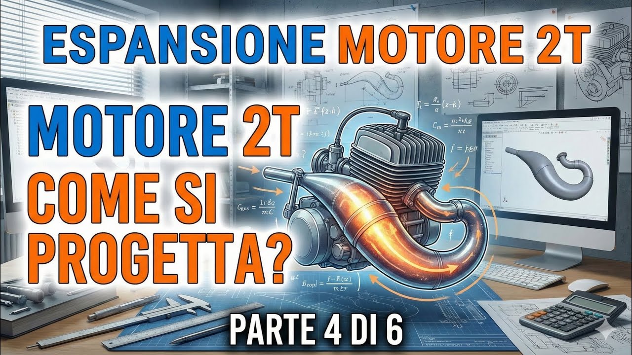 165 -  Espansione motore 2t: Come si progetta? - parte 4 di 6