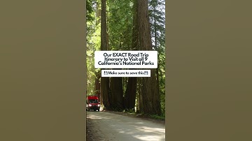 Our EXACT Road Trip Itinerary to Visit ALL 9 of California’s National Parks! #shorts