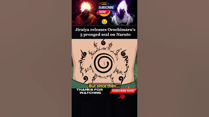 Jiraiya releases Orochimaru's 5 pronged seal on  Naruto  | #shorts #viral  #trending #anime #naruto