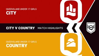 Match Highlights: Queensland Under 17 City v Country Girls