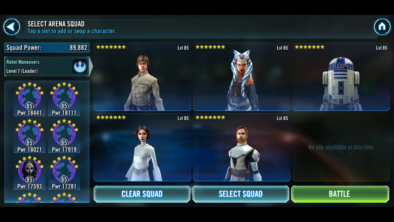 Увеличение увертывания swgoh