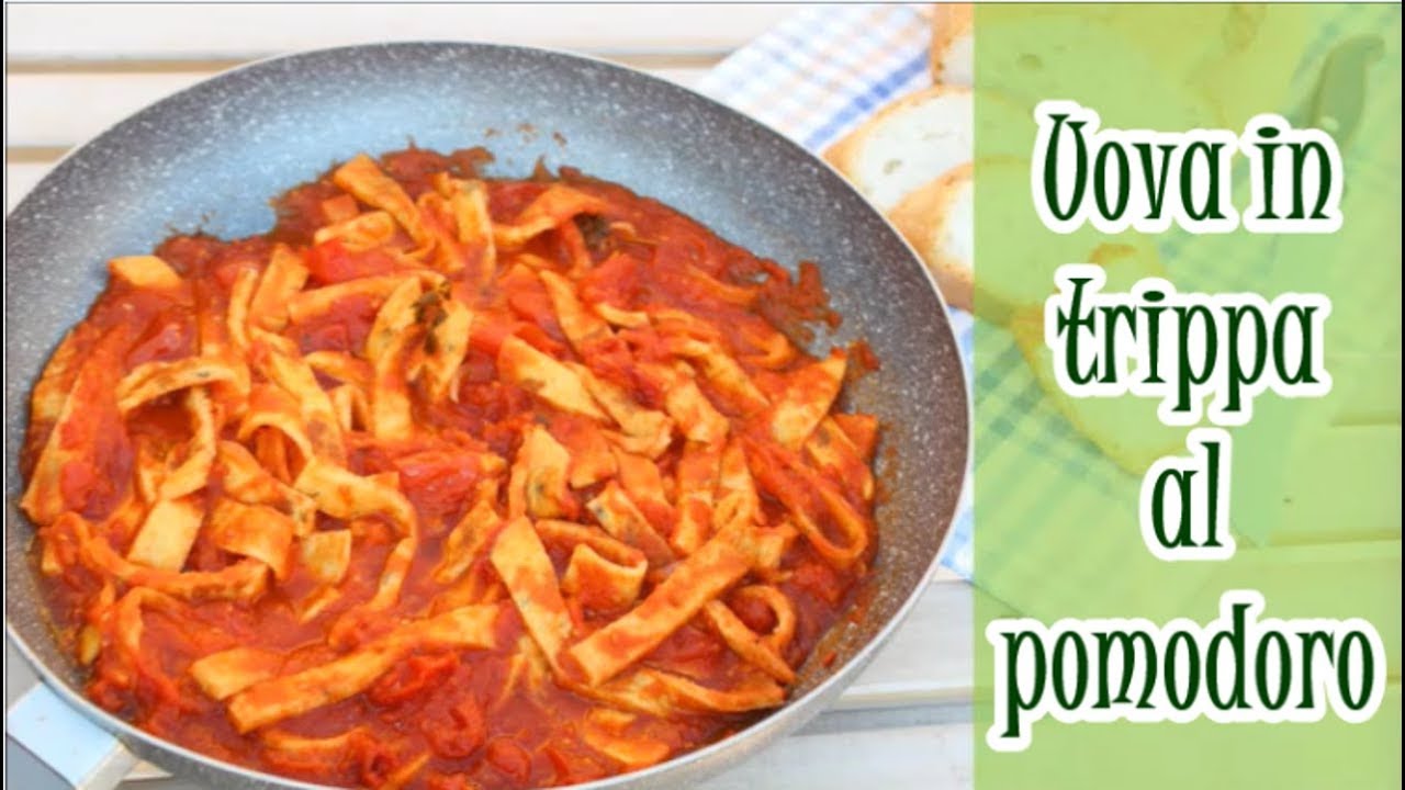 UOVA IN TRIPPA al pomodoro🍳🍅 | SALVACENA | ricetta facile e veloce | Lorenzo in cucina