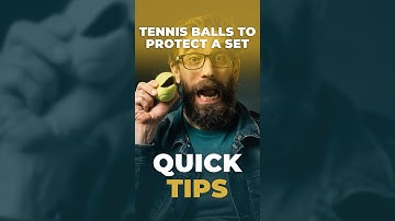 How To Protect Your Set Using Tennis Balls?