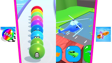 Ball Run 2048 Vs Shape shifting all levels android iOS gameplay walkthrough 4K Nr 75