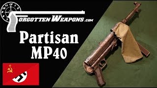 Ukrainian or Russian Partisan Modified MP40