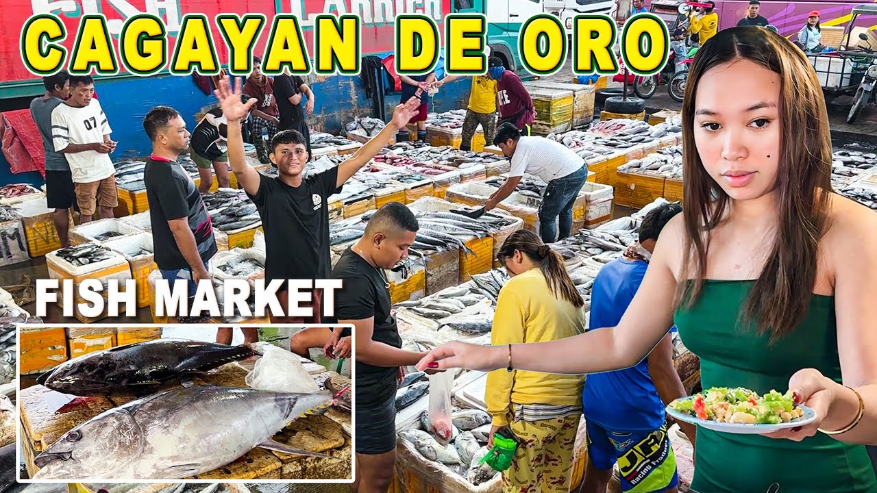 CAGAYAN DE ORO FISH MARKET Morning Tour |  Bulua Fish Landing Cagayan De Oro Philippines