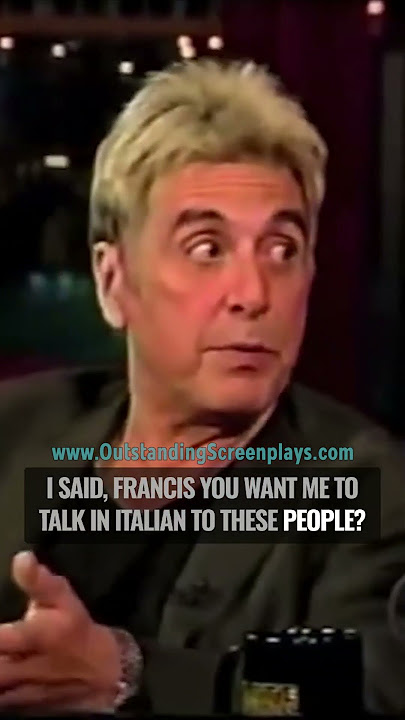 Al Pacino on Francis Ford Coppola directing him