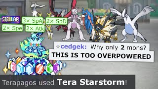 Terapagos Is TOO OVERPOWERED For UBERS (pokemon showdown SWEEP)