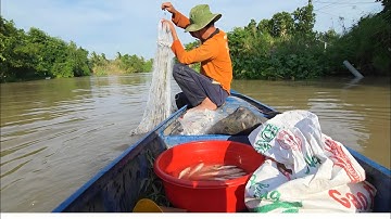 Đón Con Nước Cá Đi Bủa Xuống Mấy Tay Lưới Dính Nhiều Cá Ngon...| ONMT #Tập 127