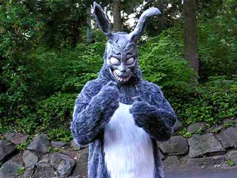 Frank the Bunny costume functionality test 01