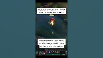 How to counter Master Yi #leagueoflegends #shorts