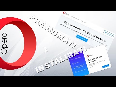 Video: Kako Instalirati Pregledač Opera