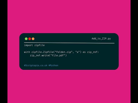 Python zipfile - Add files to an existing ZIP file