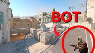 clips of bots in deathmacth on dust 2 in CS2