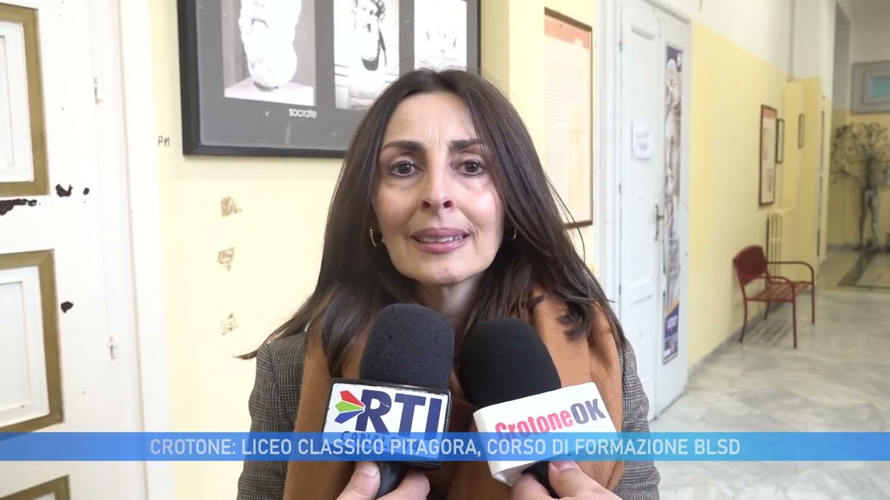 CROTONE LICEO CLASSICO PITAGORA, CORSO DI FORMAZIONE BLSD