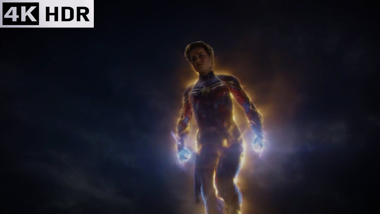 Captain Marvel’s Entrance | Avengers: Endgame [IMAX 4K HDR] - YouTube