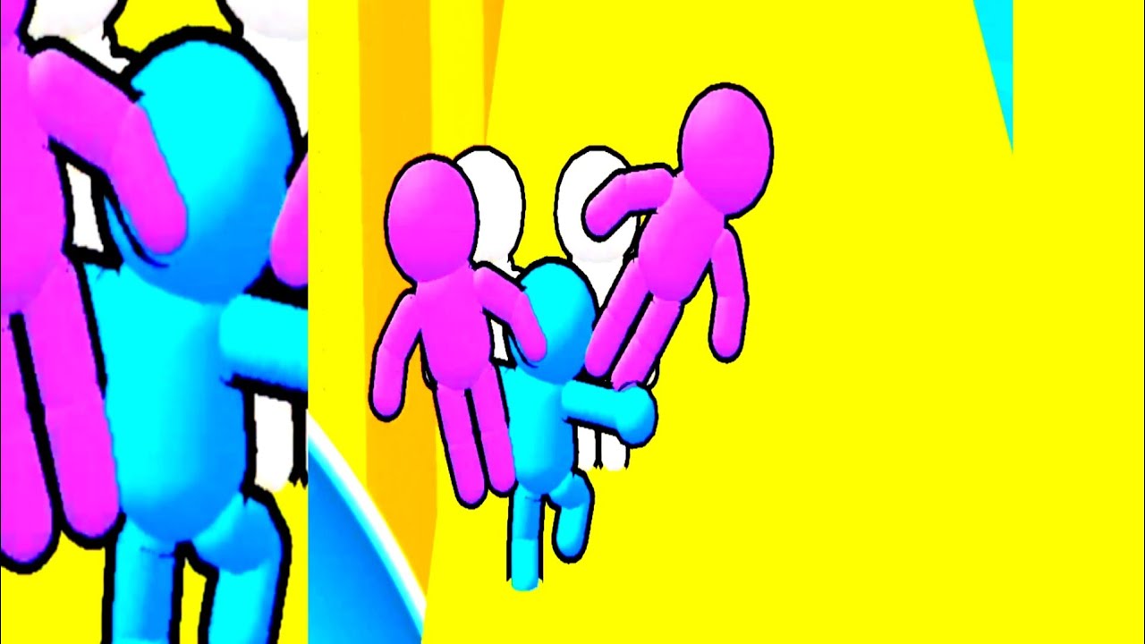 Crowd pusher  Game BIG UPDATE All Levels Gameplay Walkthrough 🧑🏃🧑 Mobile Games Level 35 - 40