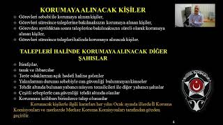 KORUMAYA ALINACAK KİŞİLER