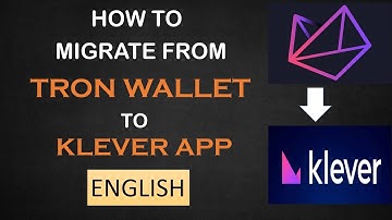 HOW TO MIGRATE FROM TRON WALLET TO KLEVER APP || ENGLISH || TRON WALLET IMPORT || ECLIPCITY GLOBAL
