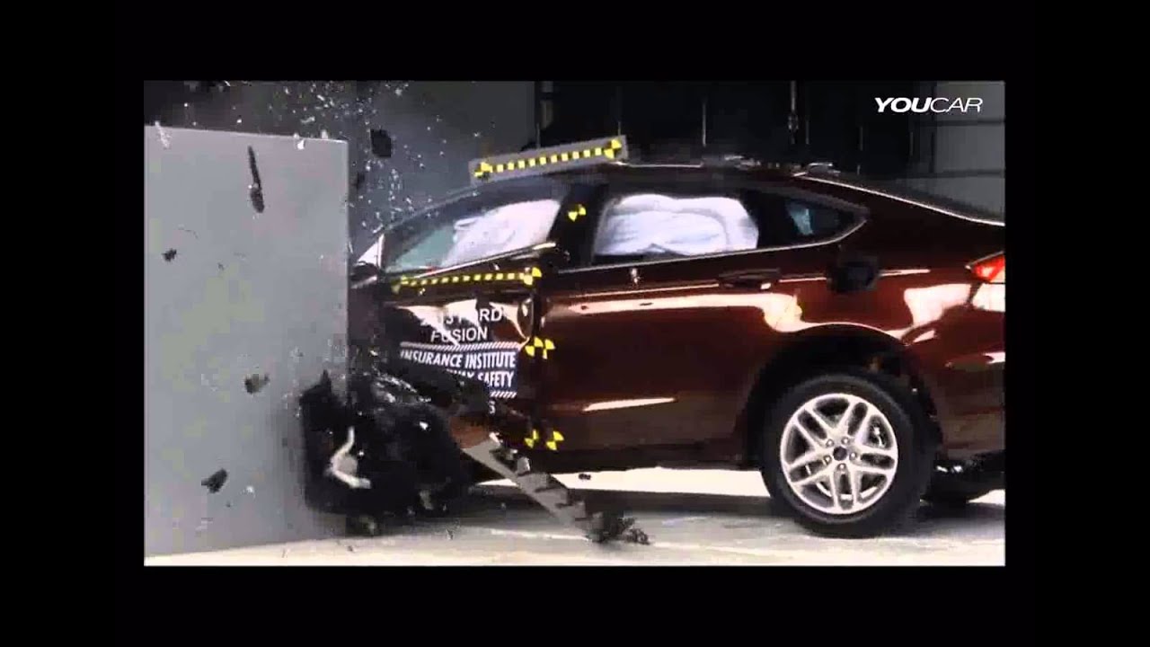 crash test ford fusion - YouTube